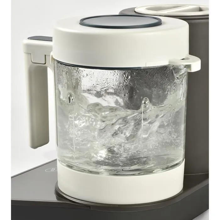 BEABA Babycook smart - connecté - bol en verre 1250 ml - gris anthracite-8
