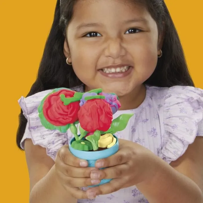Play-Doh Mon jardin de fleurs, coffret de pâte à modeler inspiré du jardinage et de la nature, loisirs créatifs pour enfants, dès 3-2