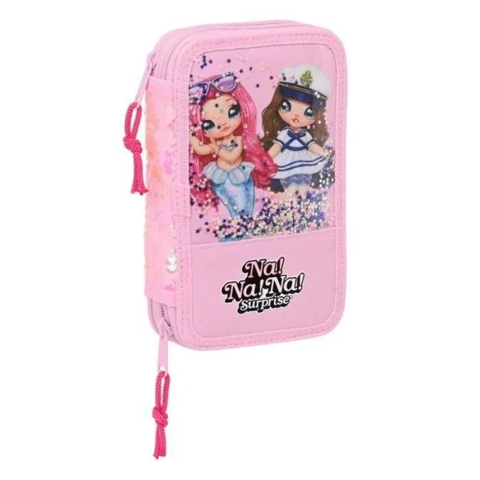 Plumier double Na!Na!Na! Surprise Sparkles Rose (28 pcs)-0