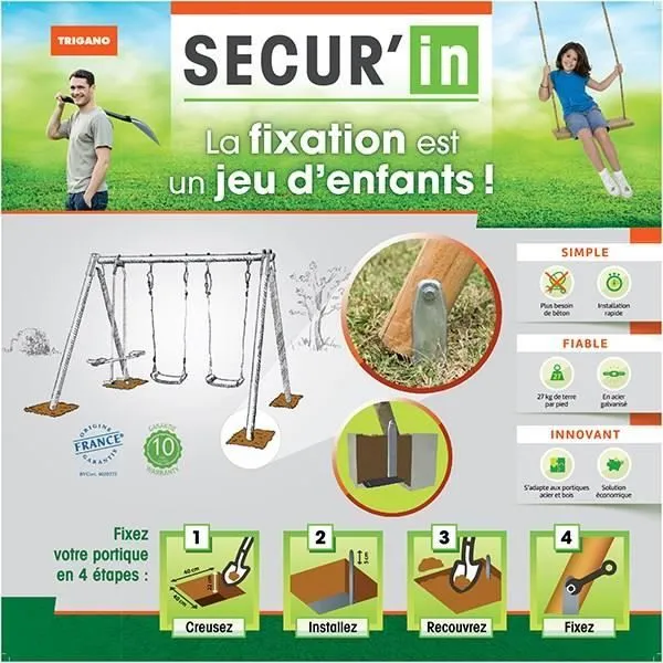 Kit d'ancrage pour portique Secur'in-1