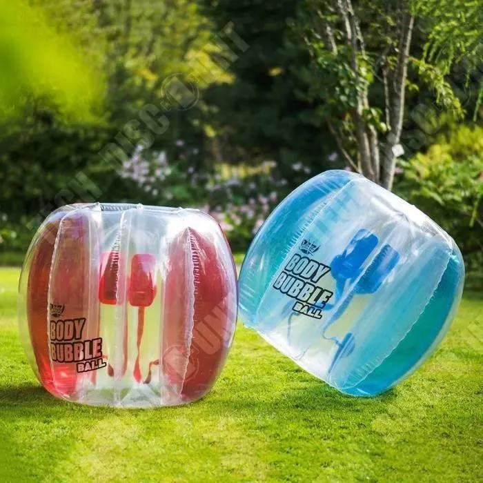 Ballon Gonflable TD® - Football Bubble pour Enfants et Adultes - Rouge-3