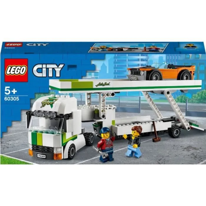 LEGO City 60305 Le transport de voiture-0