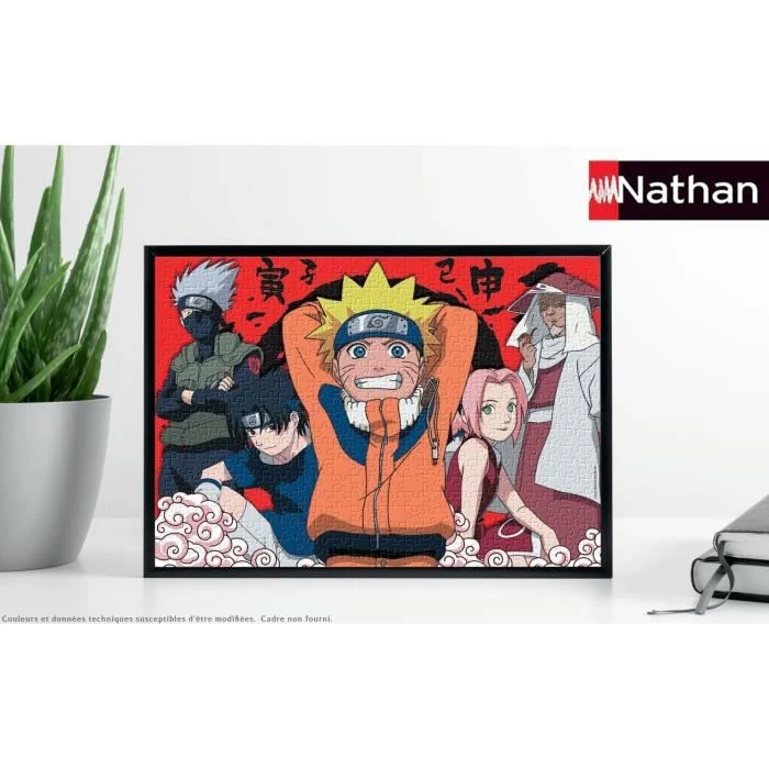 Puzzle 500 pièces - Nathan - Les aventures de Naruto - Dessins animés et BD-3