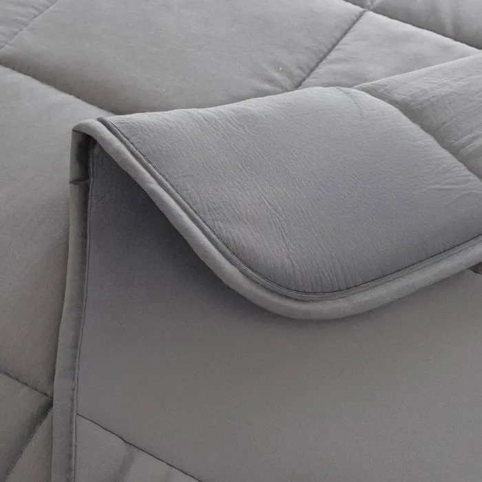 Couette ultra-légère microfibre 140 x 200 cm| 100 g/m² | Anti-transpiration | Thermorégulatrice | Lavable en machine-5