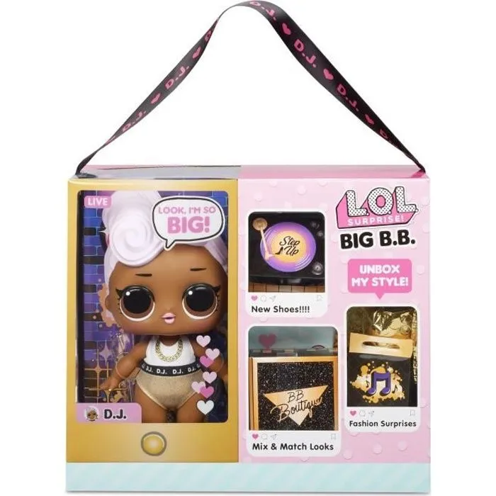 L.O.L. Surprise Poupée Big Baby - 30cm - D.J.-0