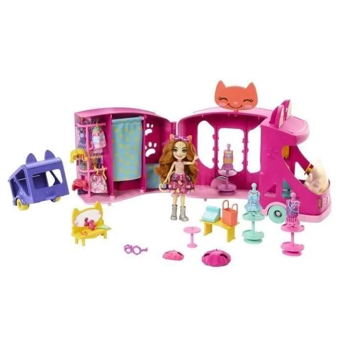 CHAT-MION MODE ENCHANTIMALS - Enchantimals - HPB34 - POUPEE ENCHANTIMALS-0