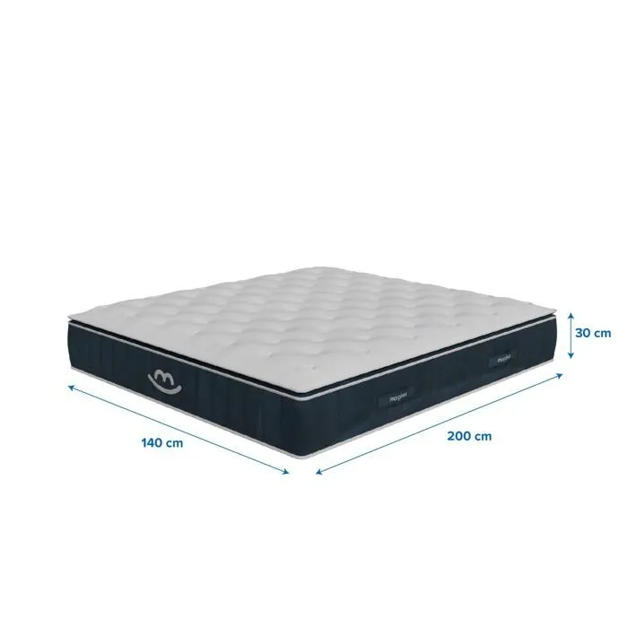 Matelas luxe hybride mémoire de forme 140x200 épais 30cm-5