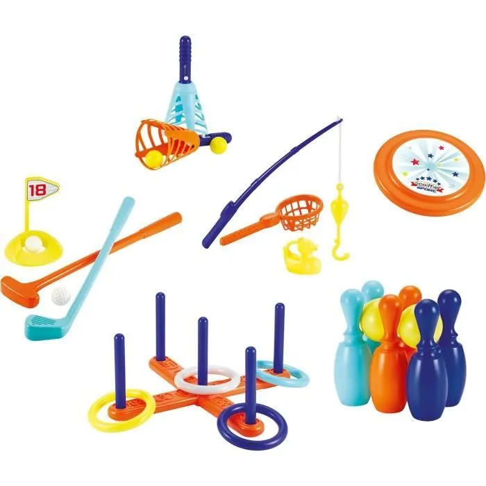 Coffret sport 6 en 1 ECOIFFIER - Jeux de sport pour enfant dès 18 mois - Origine France Garantie-4
