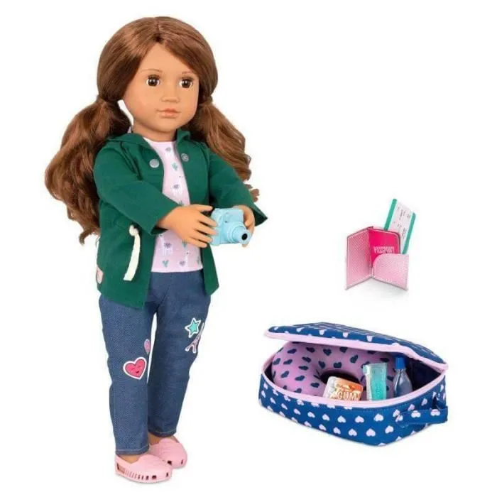 Accessoires Poupée 46 cm - Our Generation - Ensemble de Voyage - 9 Accessoires - Pour Filles - 3 à 10 ans-0
