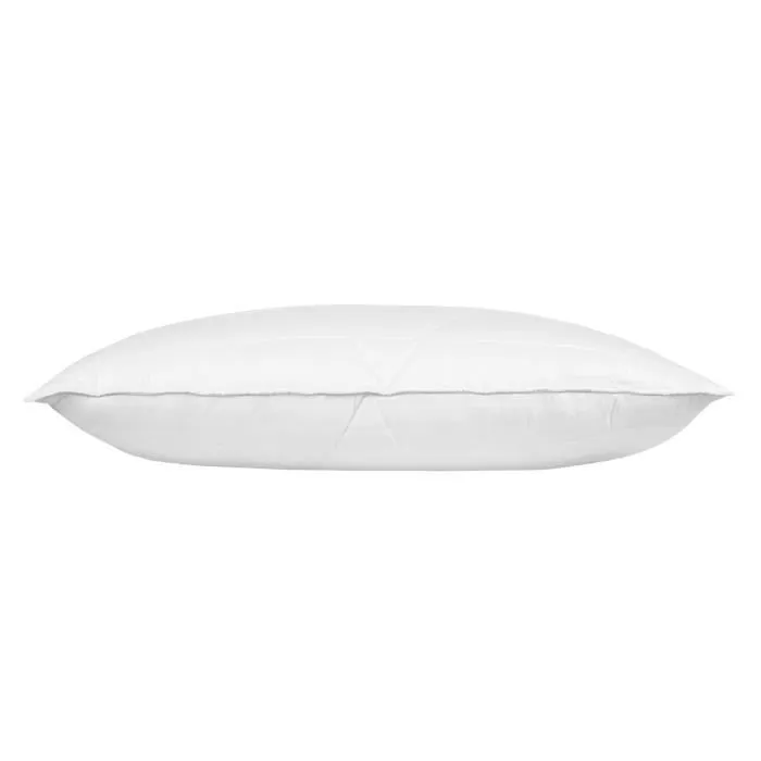 Oreiller en coton bio et fibre de bambou - Hypoallergénique - Oreiller rectangulaire 50x75 cm-2