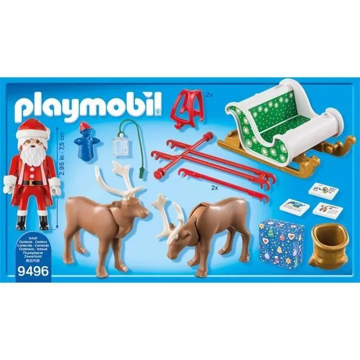 PLAYMOBIL - Traineau du Père Noël - Mixte - A partir de 4 ans - 23 pièces-1
