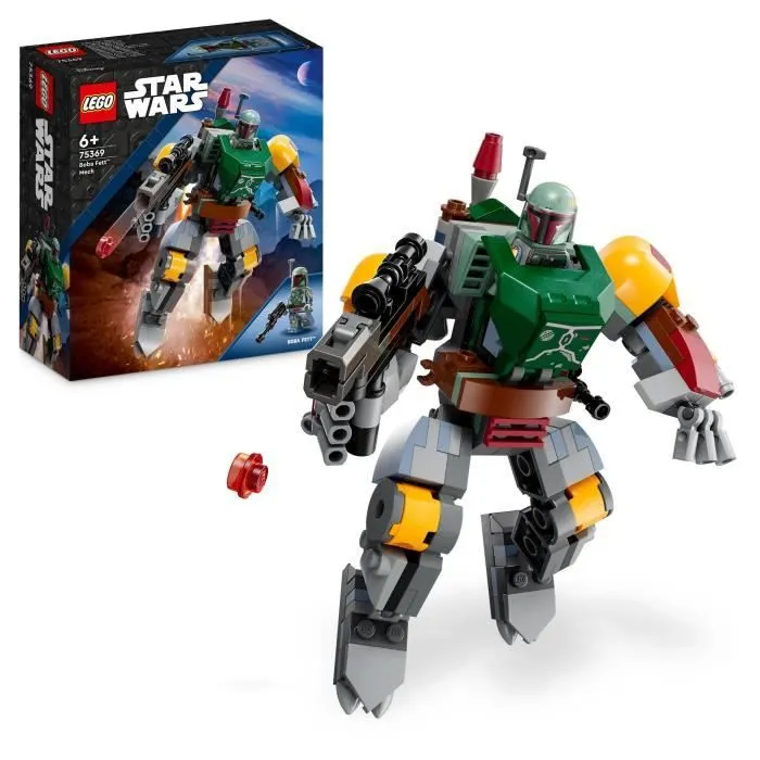 LEGO® Star Wars 75369 Le Robot Boba Fett, Figurine à Construire avec Blaster Lance-Tenons et Jetpack-0