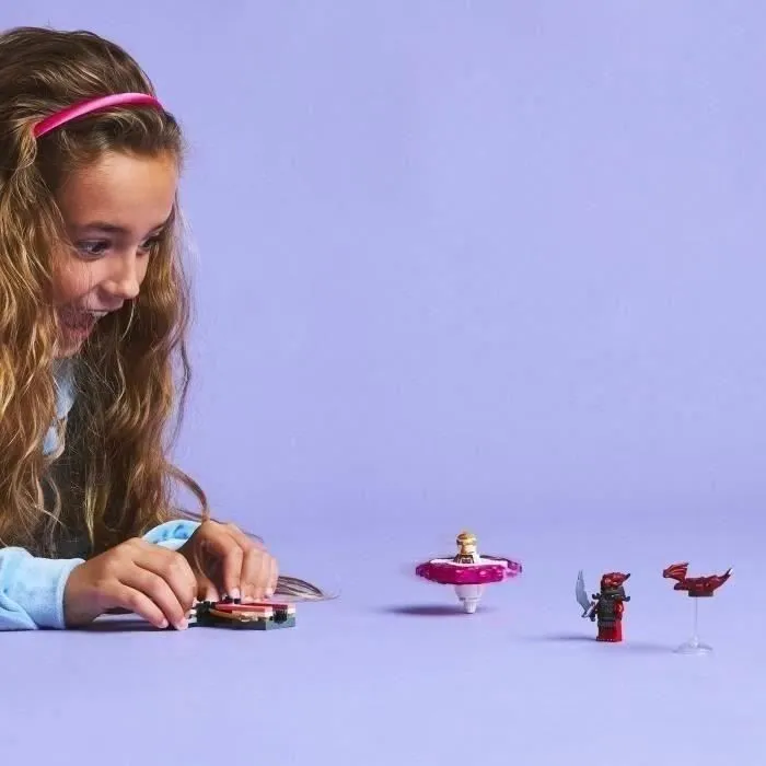 LEGO NINJAGO 71824 La toupie Spinjitzu du dragon de Sora - Jeu de construction dès 6 ans-5