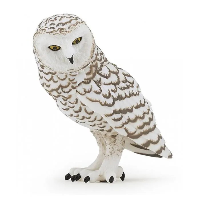 Figurine Harfang des Neiges - PAPO - Blanc - Mixte - Enfant - Multicolore - A partir de 3 ans-0