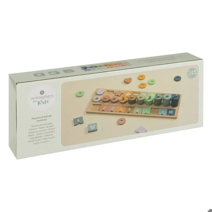 Puzzle en bois 39x14cm - Multicolore - Atmosphera createur d'interieur-1