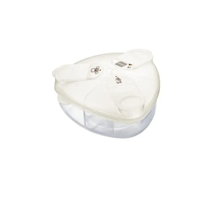 MAM Accessoires pour Biberons Boîte Doseuse de Lait Ivoire-1
