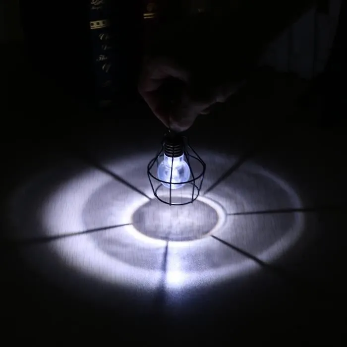 Veilleuse lampe de chevet chat - Creative - Lampe à poser - Résine + Métal - Blanc - 10cm x 17.5cm-3