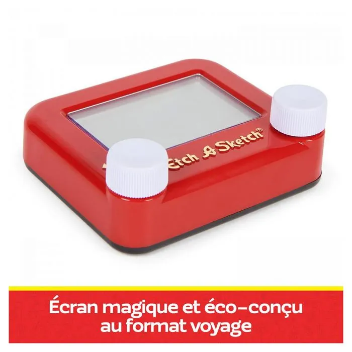 Etch A Sketch - Etch A Sketch Version Recyclable - Créez des dessins à partir de 3 ans - Rouge - Mixte-2