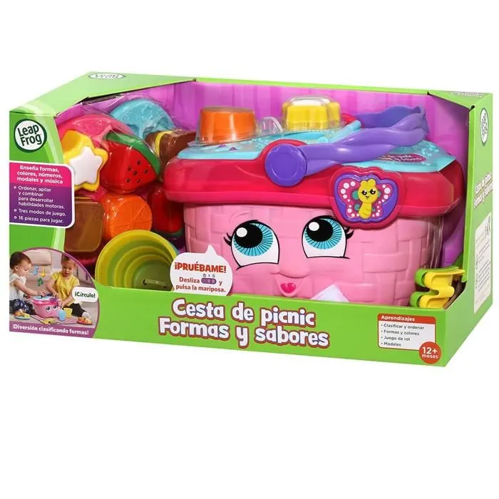 Panier de Pique-Nique - Leapfrog VTech - Formes et Saveurs - Jouet Éducatif - Multicolore-2