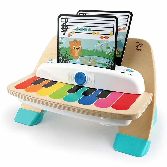 Jouet d'éveil musical en bois tactile et électronique HAPE Baby Einstein Piano magic touch-3