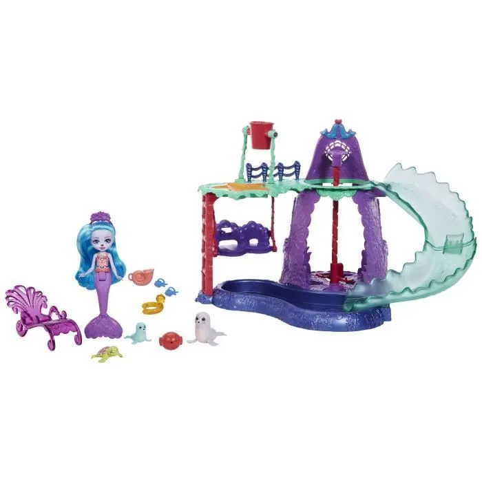 Enchantimals - Parc aquatique des Sirènes - Accessoire Mini-poupée - Dès 4 ans HCG03-3