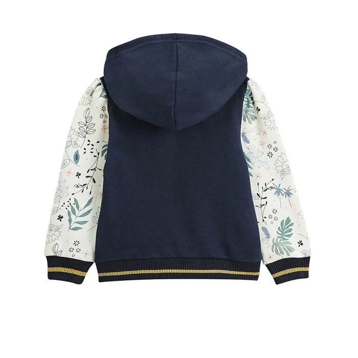Sweat-shirt à capuche - Belle de Nuit - Fille - Bleu nuit - Manches longues - STANDARD 100-1