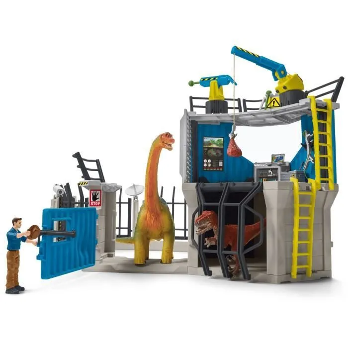 Grande station de recherche Dino, coffret de 72 pièces, jouets, Dès 5 ans, Schleich 41462 Dinosaurs-5