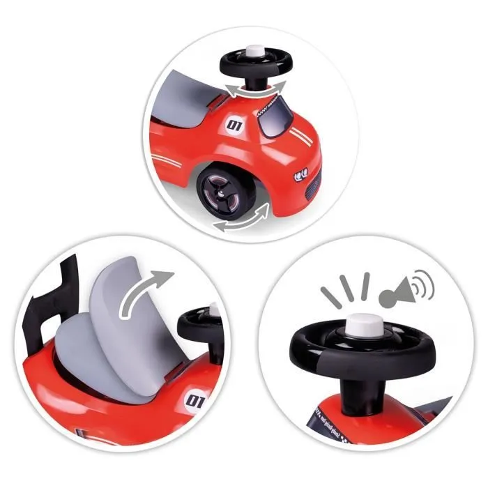Smoby porteur initio ii rouge on sale