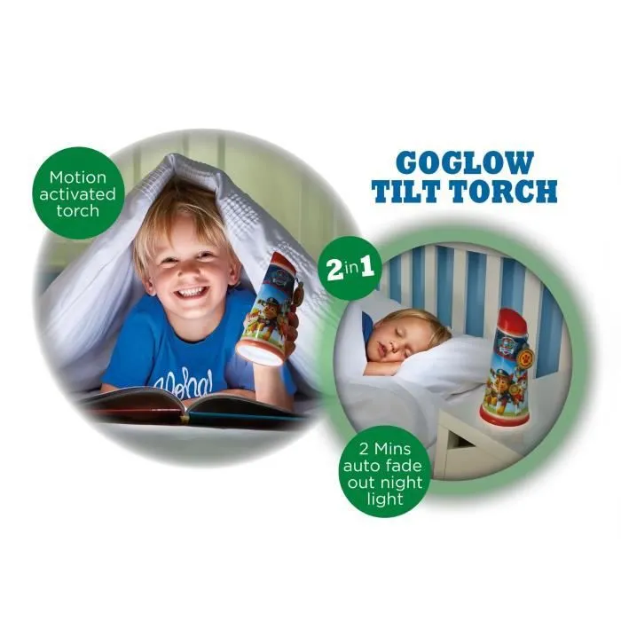PAT PATROUILLE Lampe Torche et Veilleuse 2-en-1 GoGlow-5