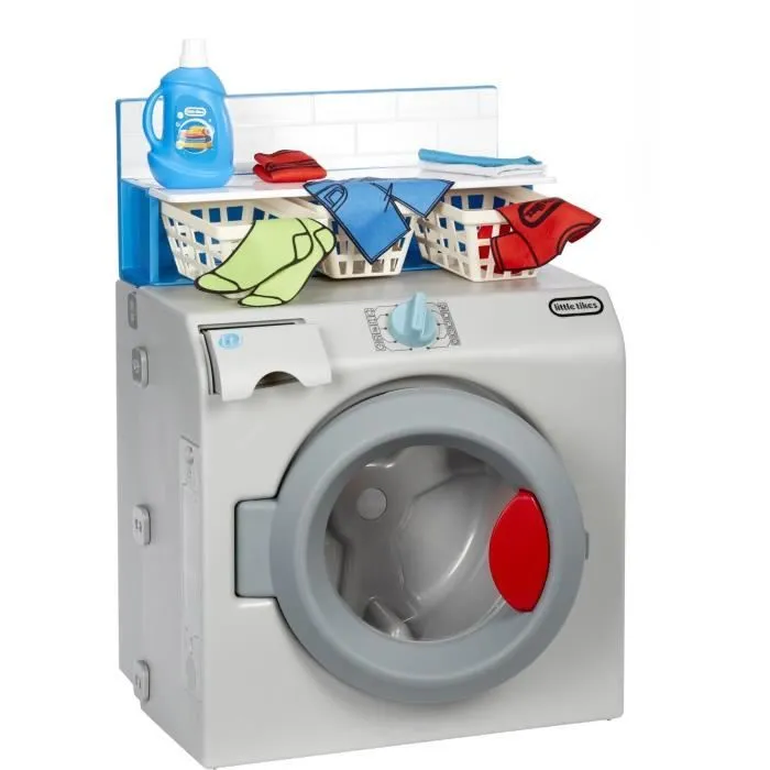 Little Tikes - Mon 1ère machine à laver - Jeu d'imitation - Avec accessoires - Dès 3ans-0