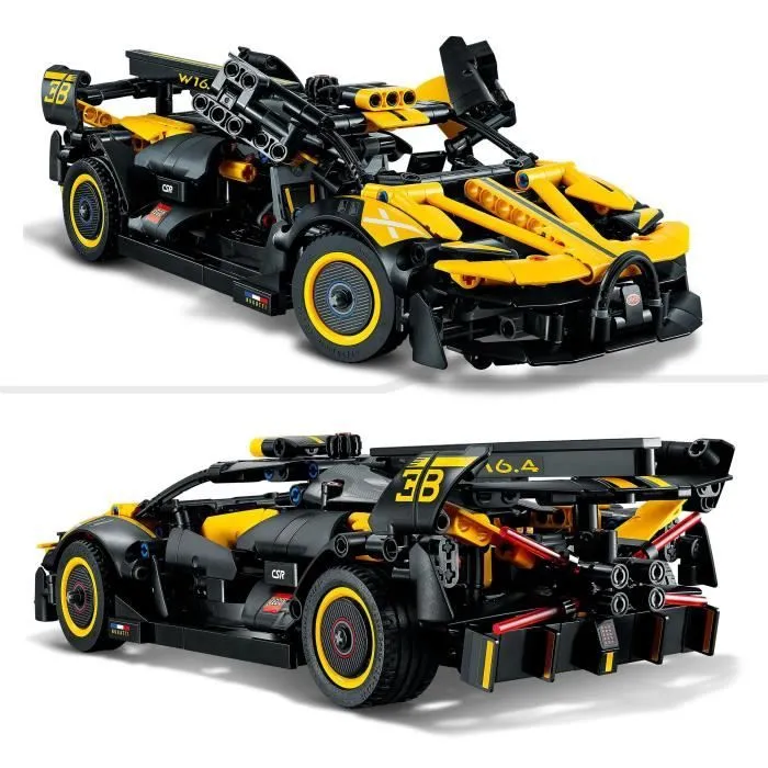 LEGO® Technic 42151 Le Bolide Bugatti, Jouet de Voiture, de Course, Maquette à Construire-3