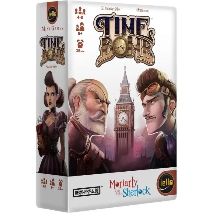 Iello - Timebomb - Moriarty vs Scherlock - Jeu de société-0
