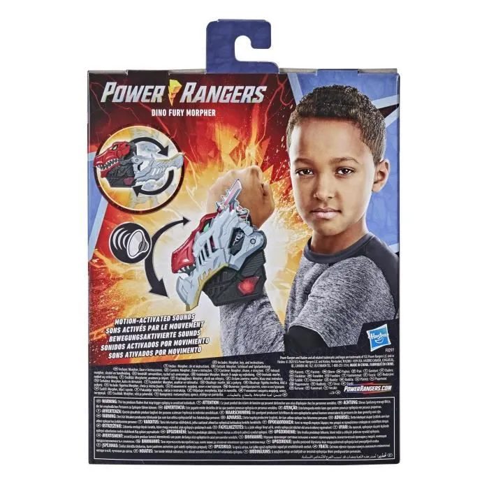Jouet électronique POWER RANGERS Dino Fury Morpher avec sons et lumières et clé Dino Fury-1
