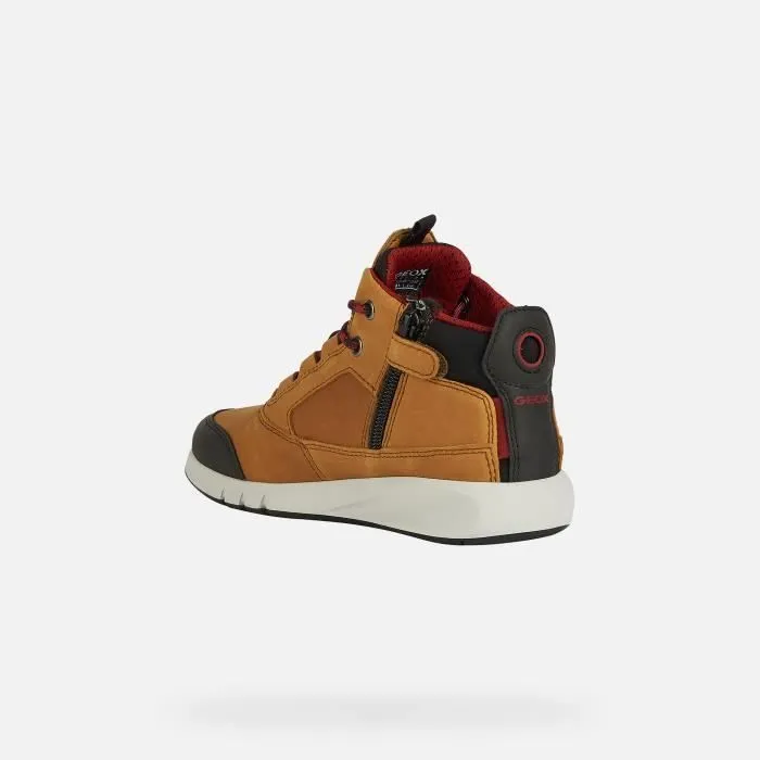 Bottes - GEOX - J AERANTER ABX - Marron - Textile - Imperméables Amphibiox™-3