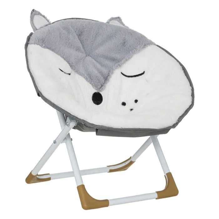 Fauteuil pliant enfant Renard gris Atmosphera-0