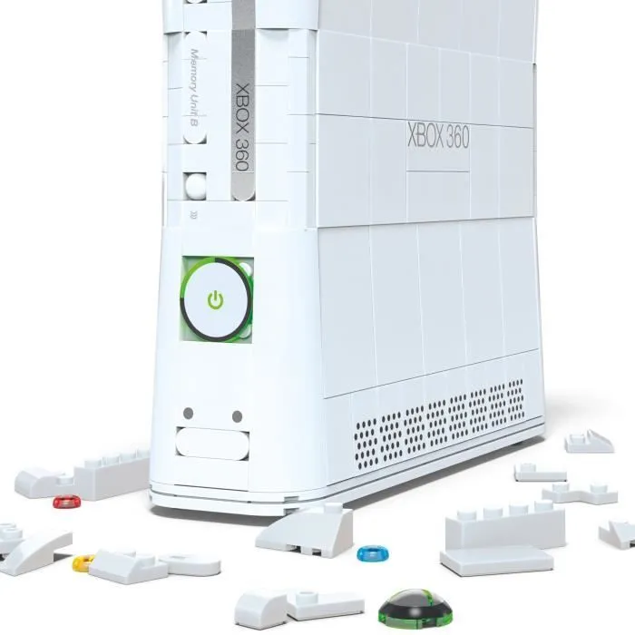 Coffret de Construction - MEGA - Réplique Xbox 360 - 1342 pièces - Manette avec LED - Pour Adultes-5