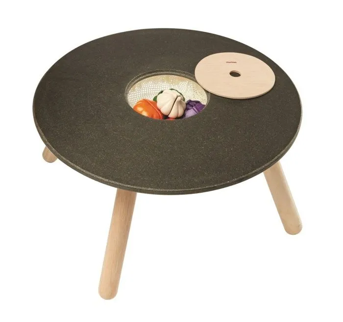 Table de jeu et de rangement - PLAN TOYS - Noir et beige - A partir de 3 ans - Intérieur-3