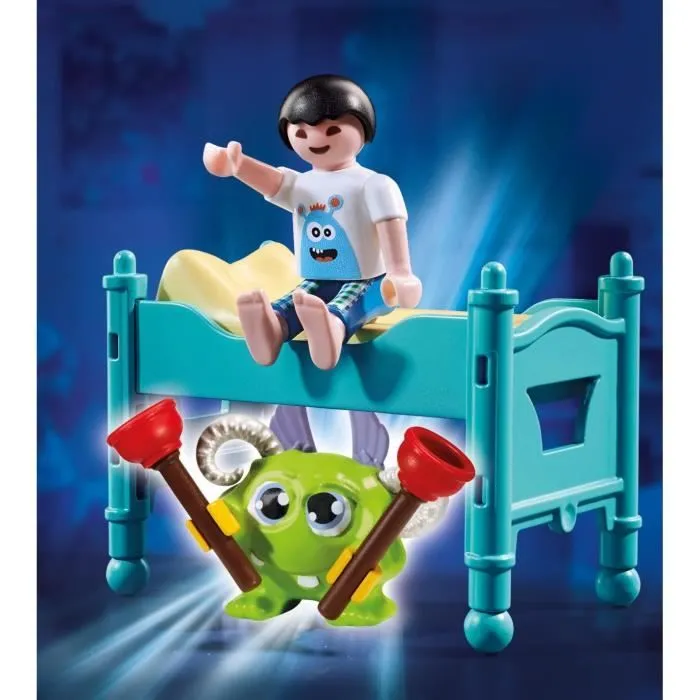 PLAYMOBIL - 70876 - Enfant avec petit monstre - 22 pièces - A partir de 4 ans-1