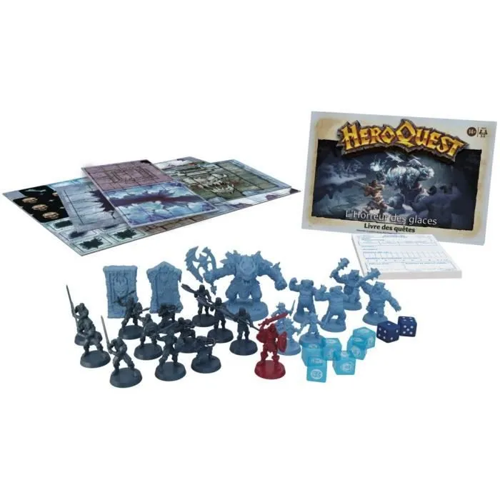 HeroQuest, extension L'horreur des glaces, à partir de 14 ans, système de jeu HeroQuest requis - Avalon Hill-2