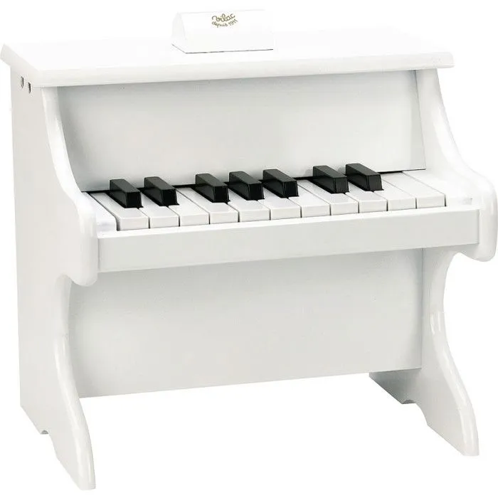 Vilac - Piano blanc avec partitions-1