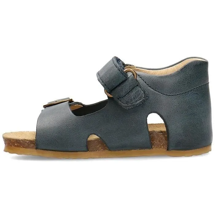 Sandales bébé - Naturino - Bea 22 - Cuir graphite - Confortables - Mixte-1