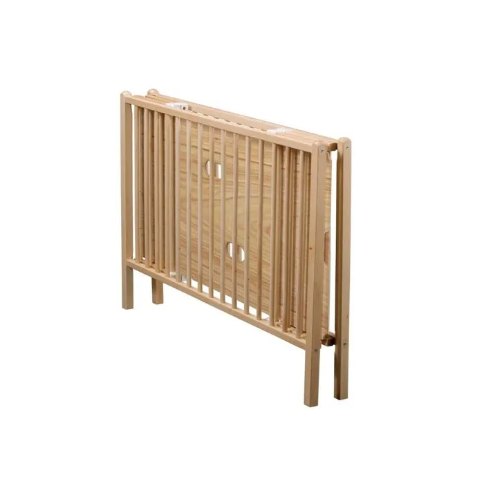 COMBELLE Lit pliant bYnbYn 60x120 cm RomYno Vernis naturel-3