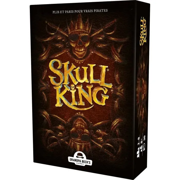 Jeu de cartes Skull King - Blackrock - Version française 2022 - 2 joueurs ou plus - Mixte - Marron-0