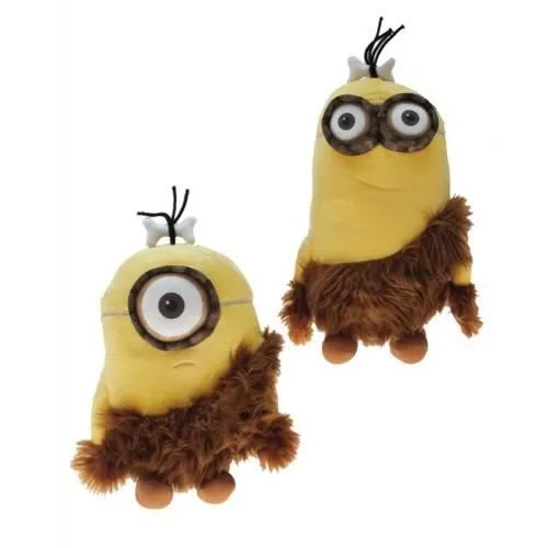 Peluches - Les Minions - Caveman - 22 cm - Jaune - Pour enfants à partir de 3 ans-0