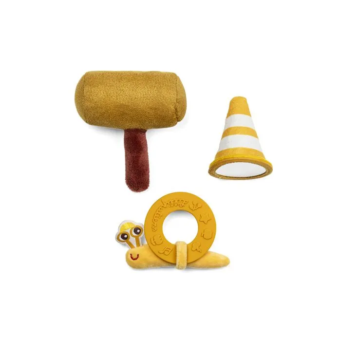 Peluche - Lilliputiens - Jules Bricoleur - 3 accessoires - Lavable en machine - 14x18x26 cm-1