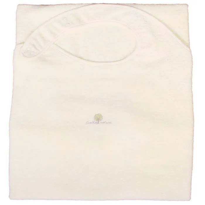 Tablier de bain éponge 70x100 cm Coton bio Ecru - EVEIL ET NATURE - Mixte - 0 mois - Naissance-1