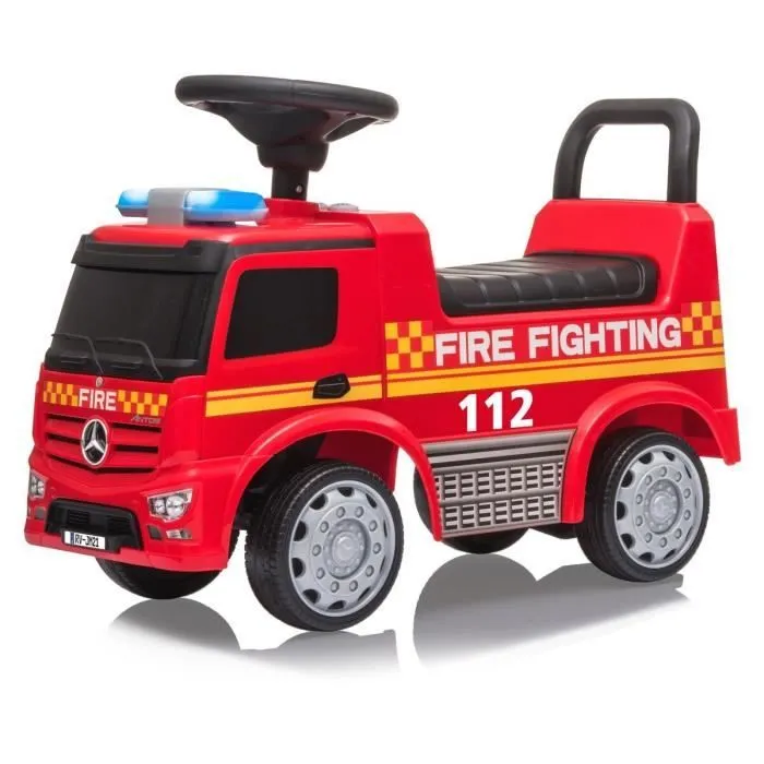 Voiture à pousser Mercedes-Benz Antos pompier pour enfant - Jamara Kids - Multicolore-1