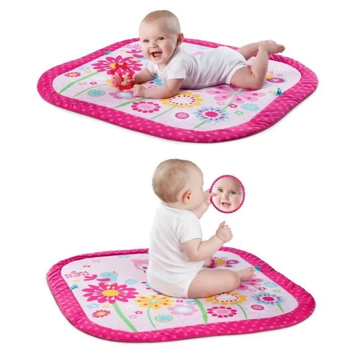 BRIGHT STARTS Tapis d'Eveil Fancy Flower Rose-2