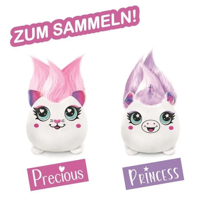 Canal Toys - Airbrush Plush - Peluche Squishy Hair’iffic à coiffer et décorer avec spray électronique, feutres, -AIR 040- aléatoire-6