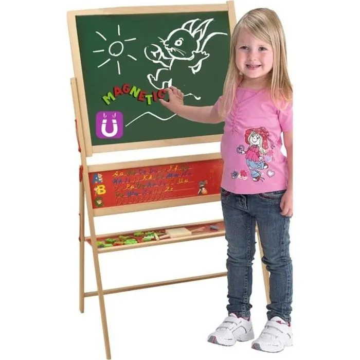 Tableau aimanté sur pied-0